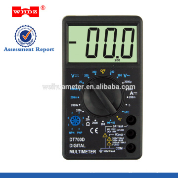 Multimètre numérique DT700D avec CE grand écran Meter Buzzer Squre Wave Out-put